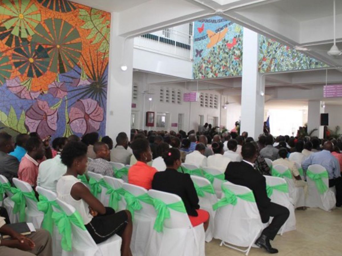 Inauguració de l'Hospital Sant Michel de Jacmel (Haití).