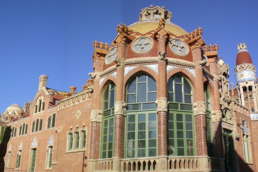 Rehabilitation and consolidation of the cover, terraces, and water tower and façade of the pavilion of our Sra. Mercè of the Santa Creu i Sant Pau Hospital