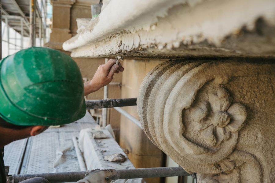 Restauration des façades de la Casa Torrent, phase 3 et 4 (Ca la Buresa)