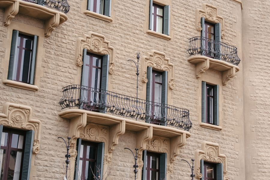 Restauration des façades de la Casa Torrent, phase 3 et 4 (Ca la Buresa)