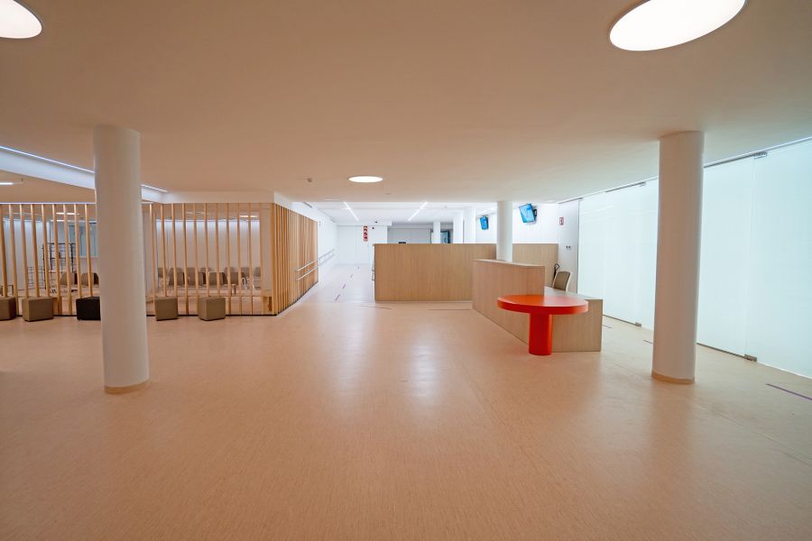 Remodeling of the Lobby of the P-1 floor Extraction Area of the Sant Joan de Déu Hospital